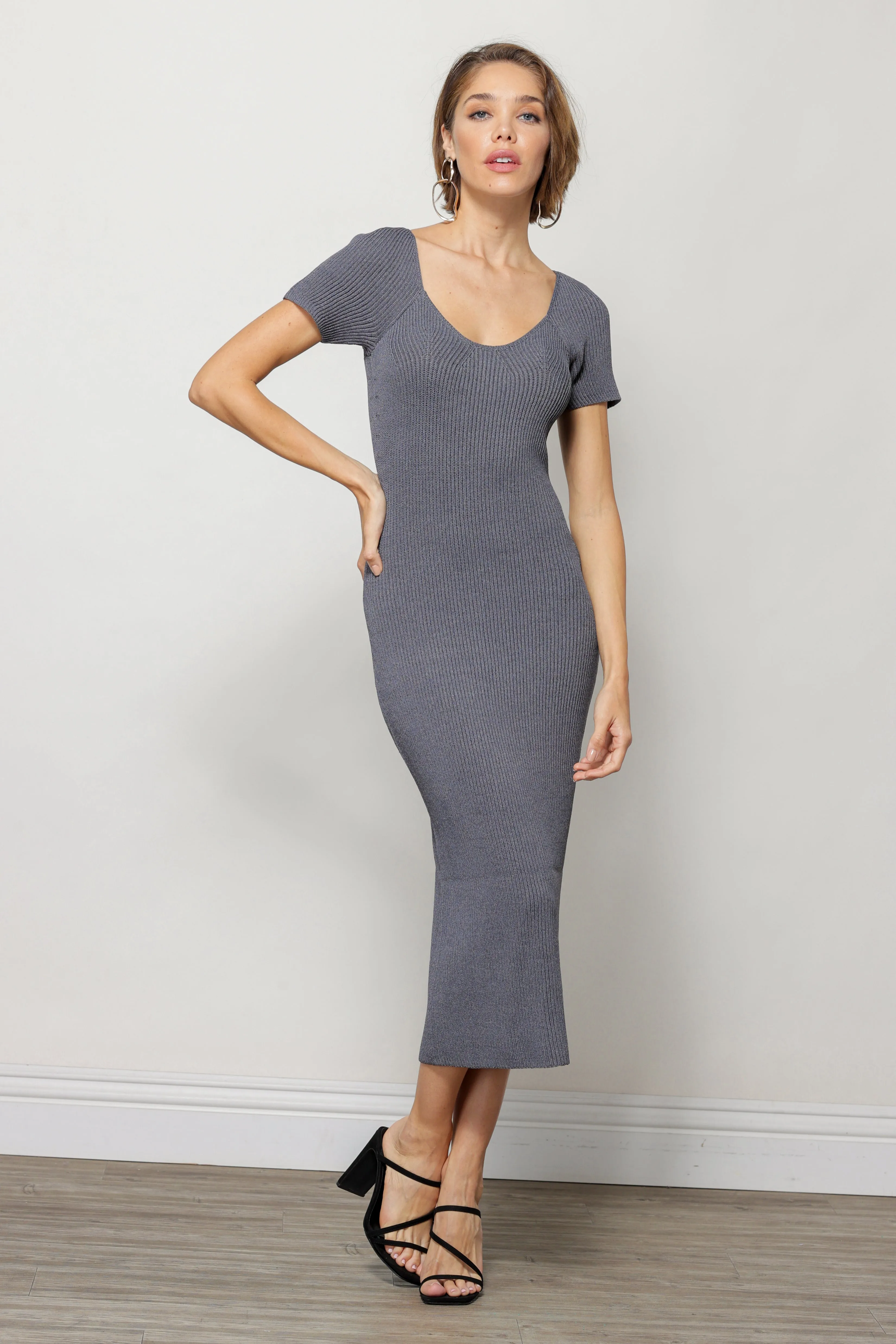 MELISSA SWEATER MIDI DRESS