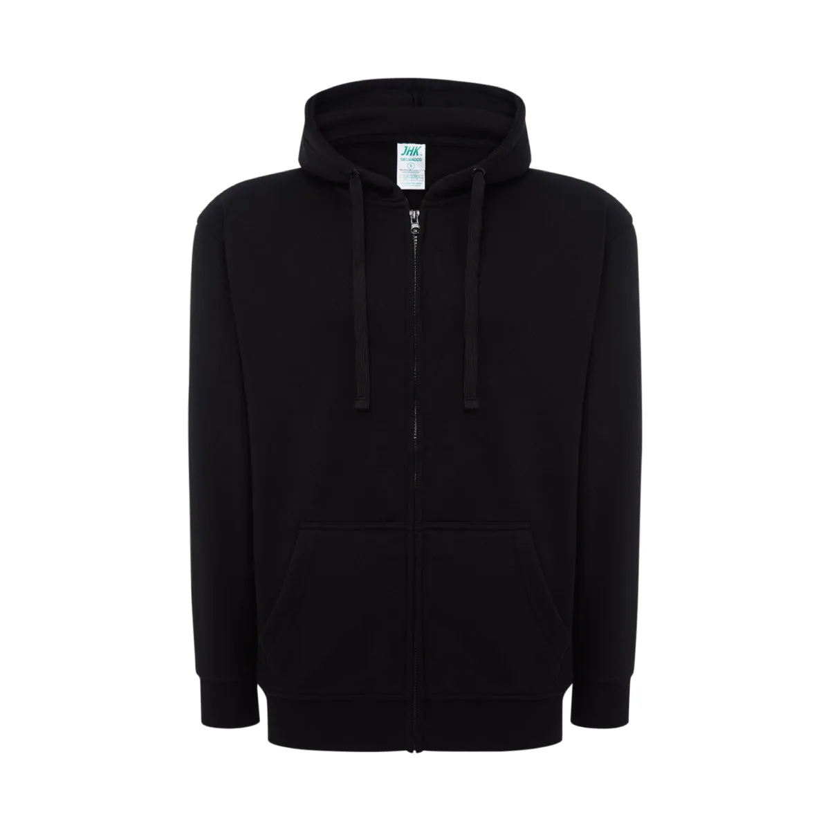 Men’s Long-sleeve Full-Zip Terry Hoodie Jacket Sweatshirt