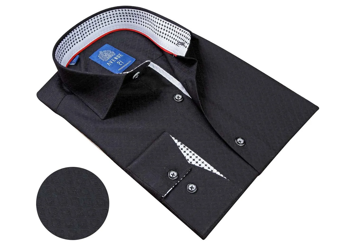 MEN'S SHIRT DRESSY BUTTON DOWN SLIM FIT EUROPEAN MADE | H12