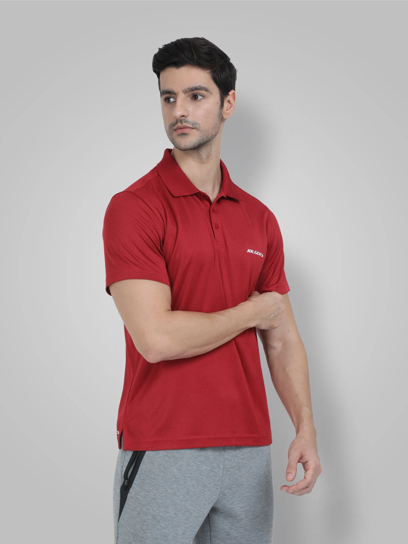 Men's Wrinkle Free Polo T-Shirt