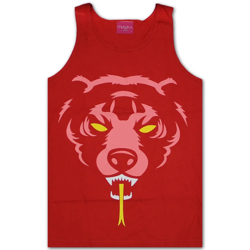 Mishka Oversized Adder Tank Top Red