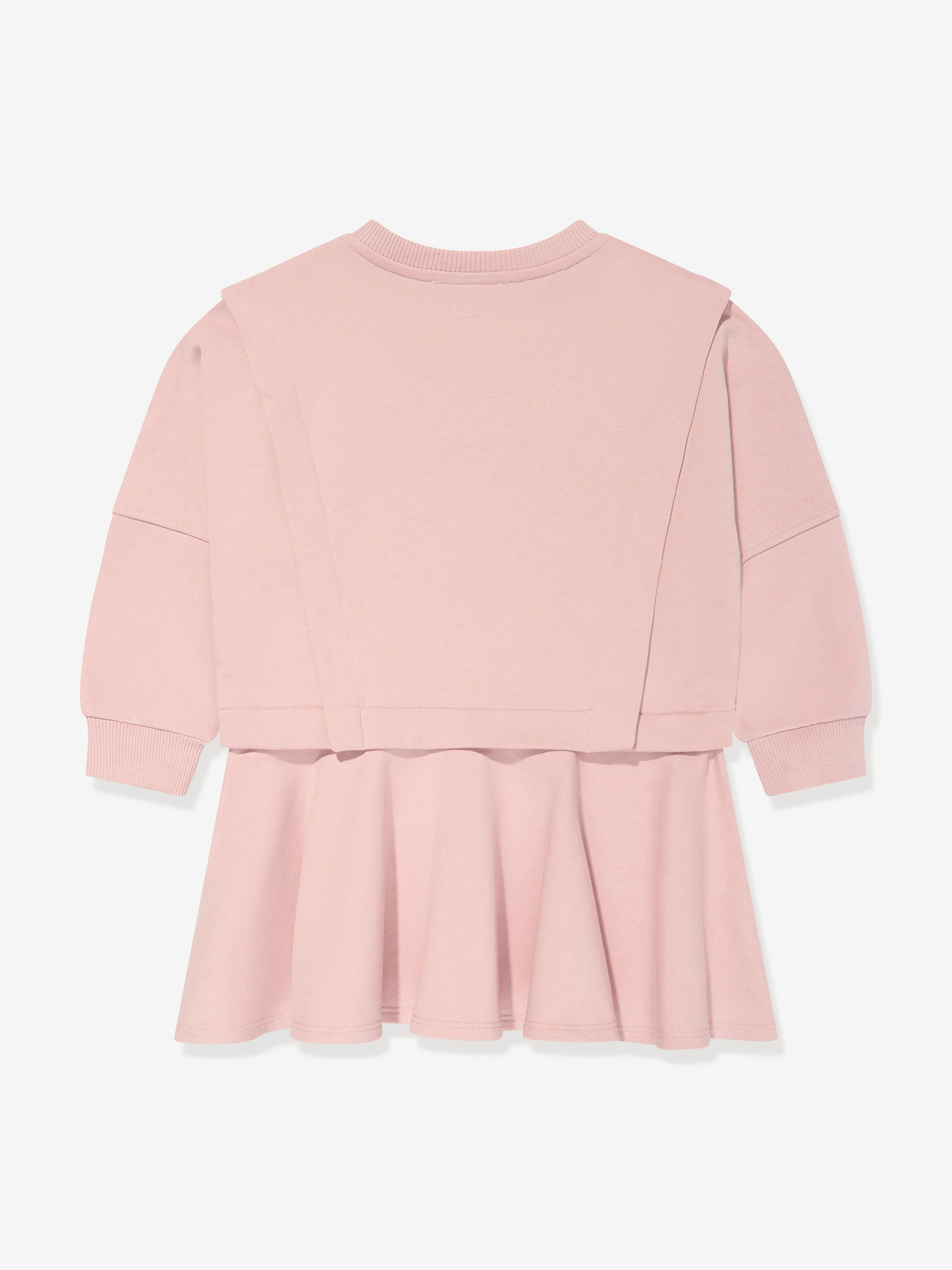 Missoni Girls Logo Sweater Dress in Pink