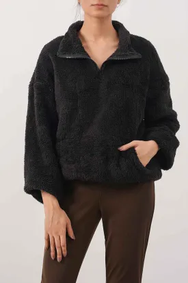 MOCK NECK FUR JACKET