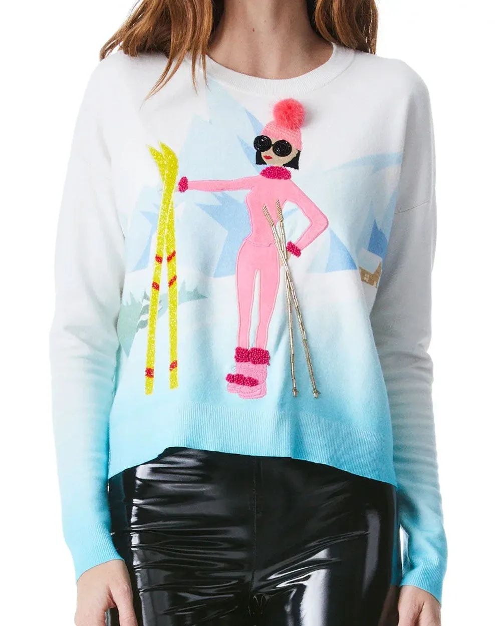 Multi Embellished Gleeson Boxy Pullover