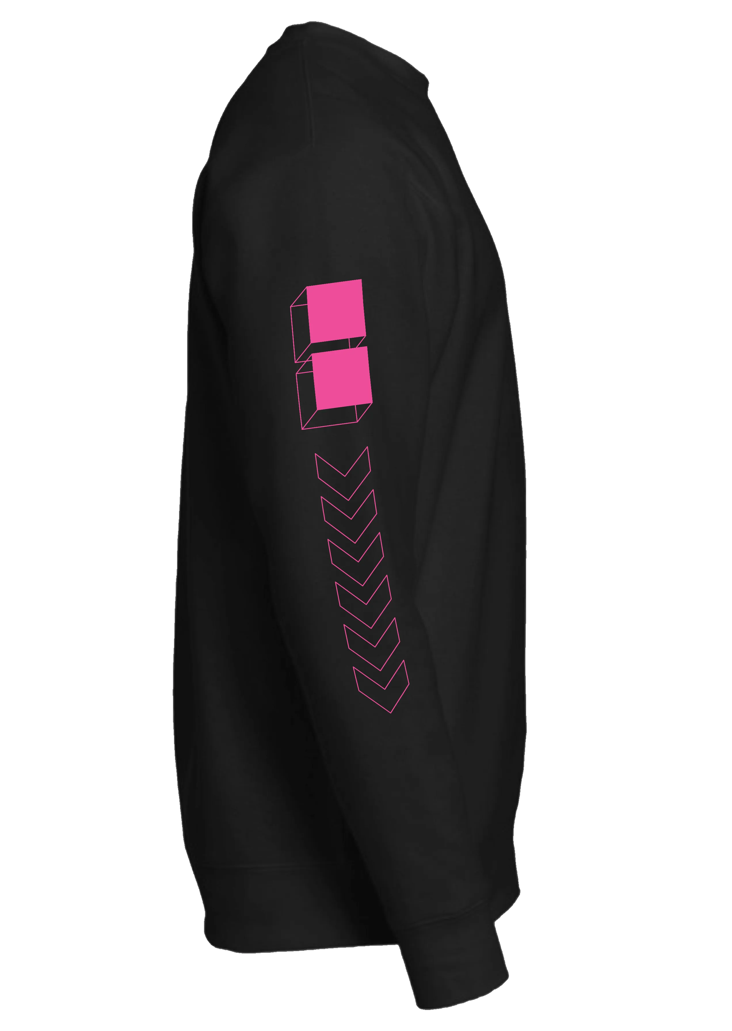 Nyxra Cyber Girl Black Sweatshirt