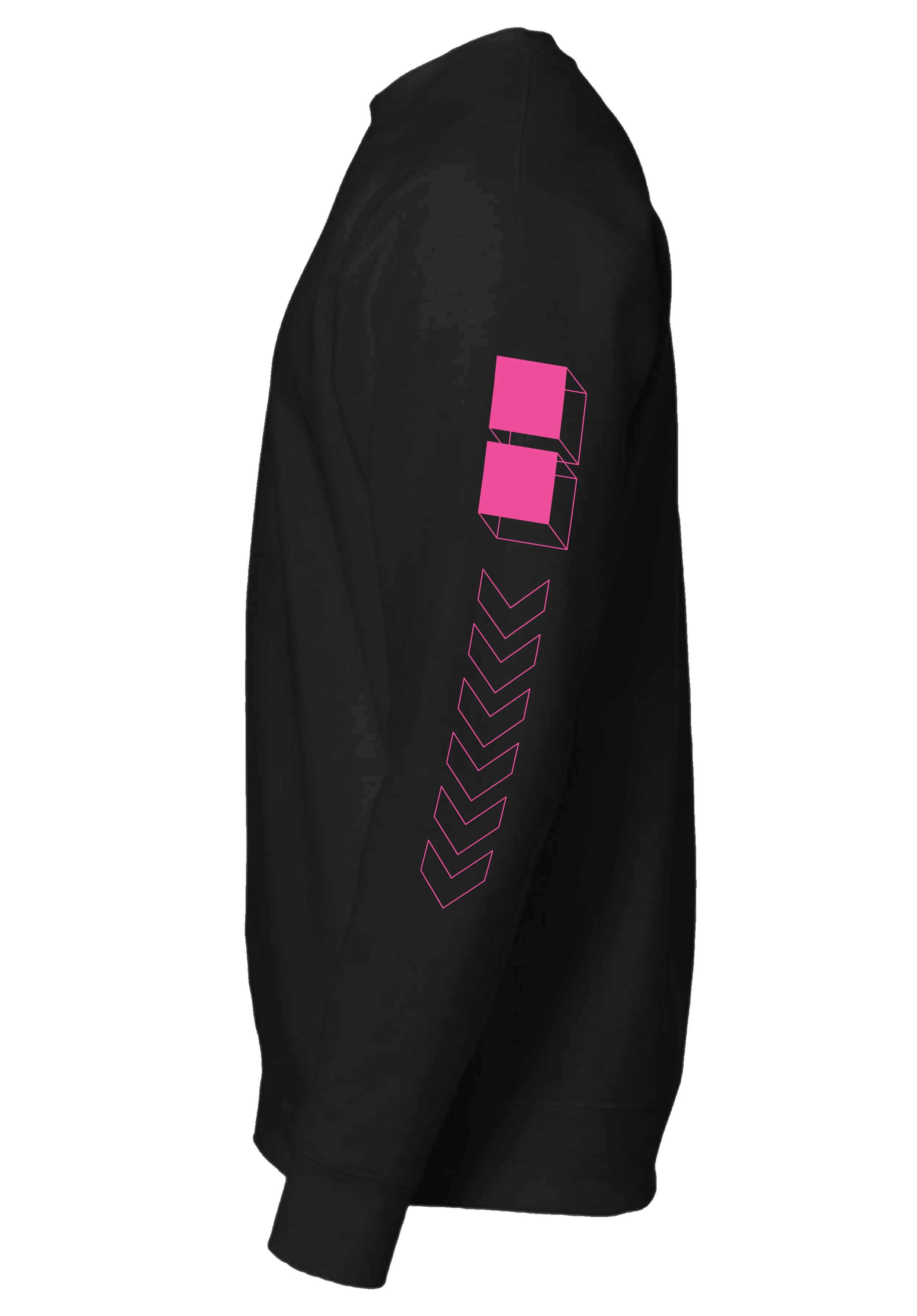 Nyxra Cyber Girl Black Sweatshirt