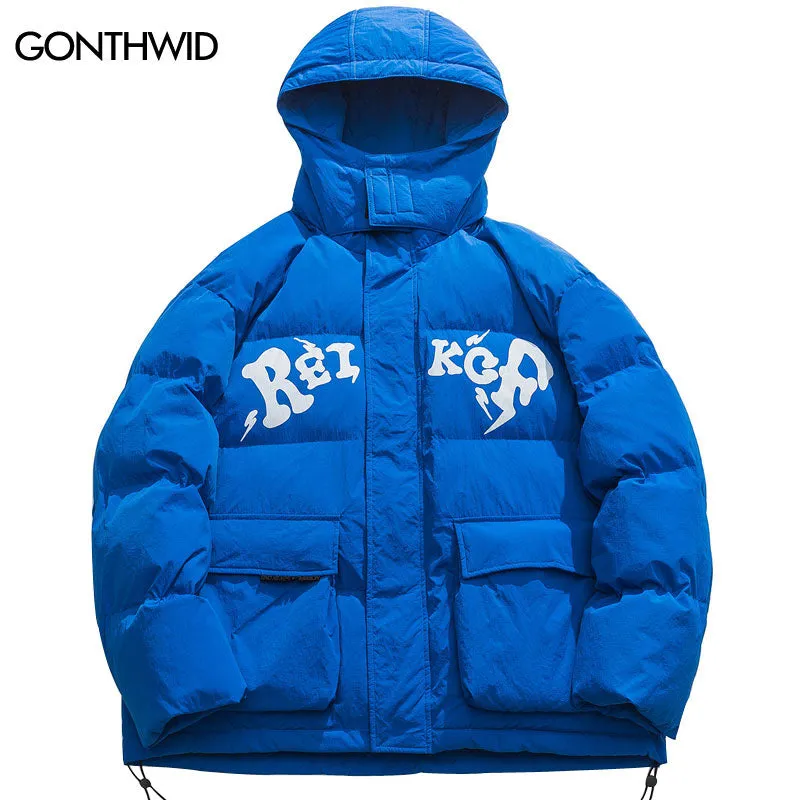 Parkas jackets Thicken Warm Puffer Jacket