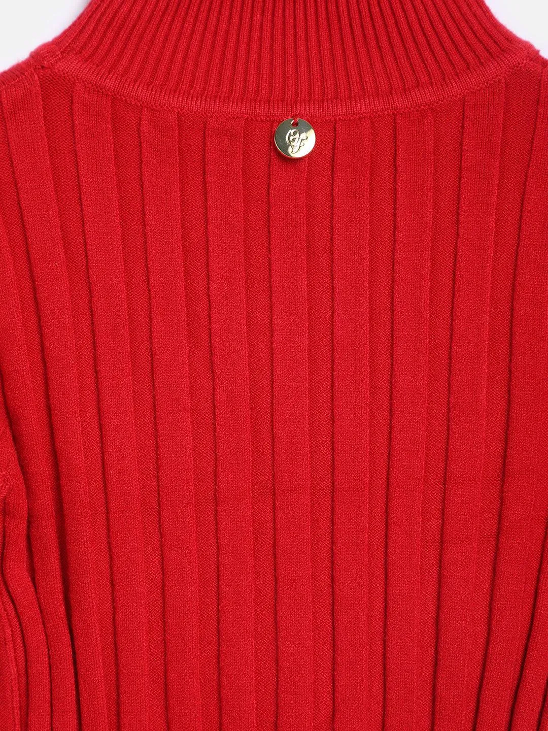 Red Solid Jumper