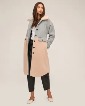 Reese Sherpa Wool Overcoat