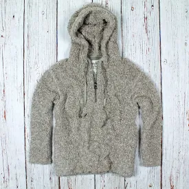 Shearling Drop Shoulder Hoodie