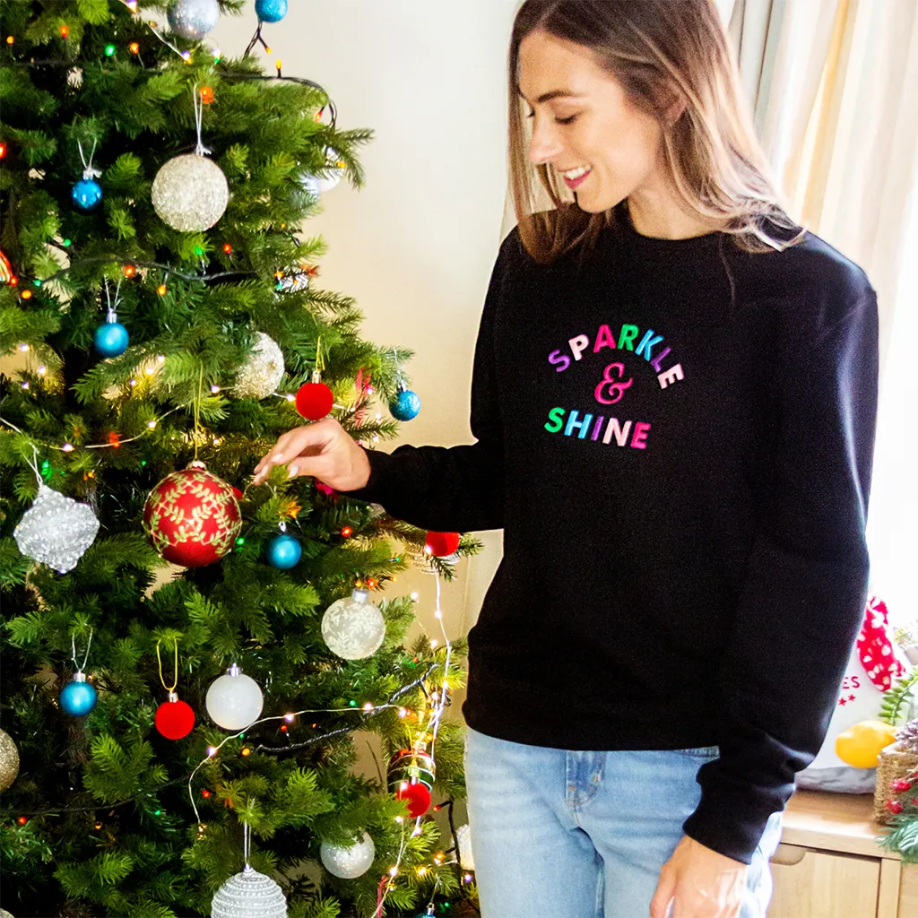 Sparkle & Shine Embroidered Sweatshirt