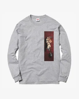 SUPREME RAT TRAP LONG SLEEVE TEE GREY -