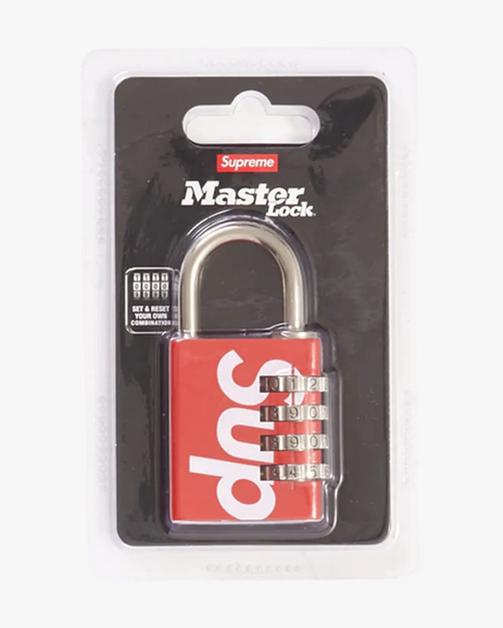 SUPREME SS19 MASTER LOCK RED