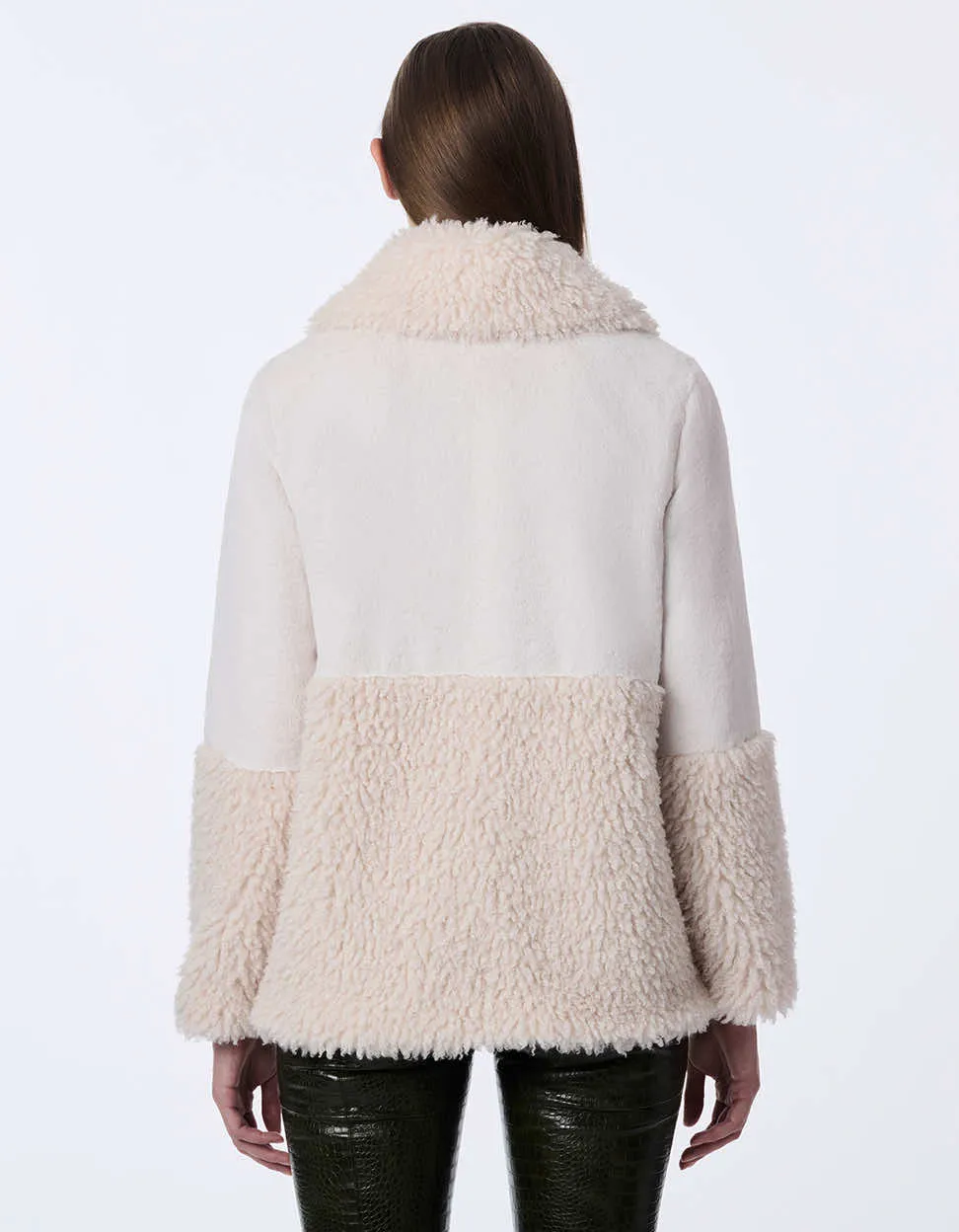 Textura Fusion Faux Fur Coat