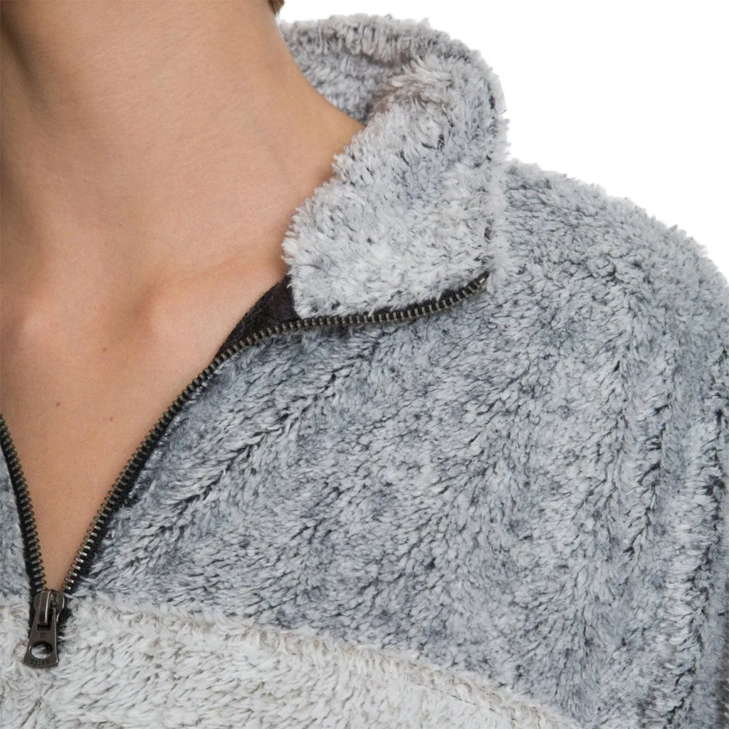 Tipped Shag Sherpa Pullover