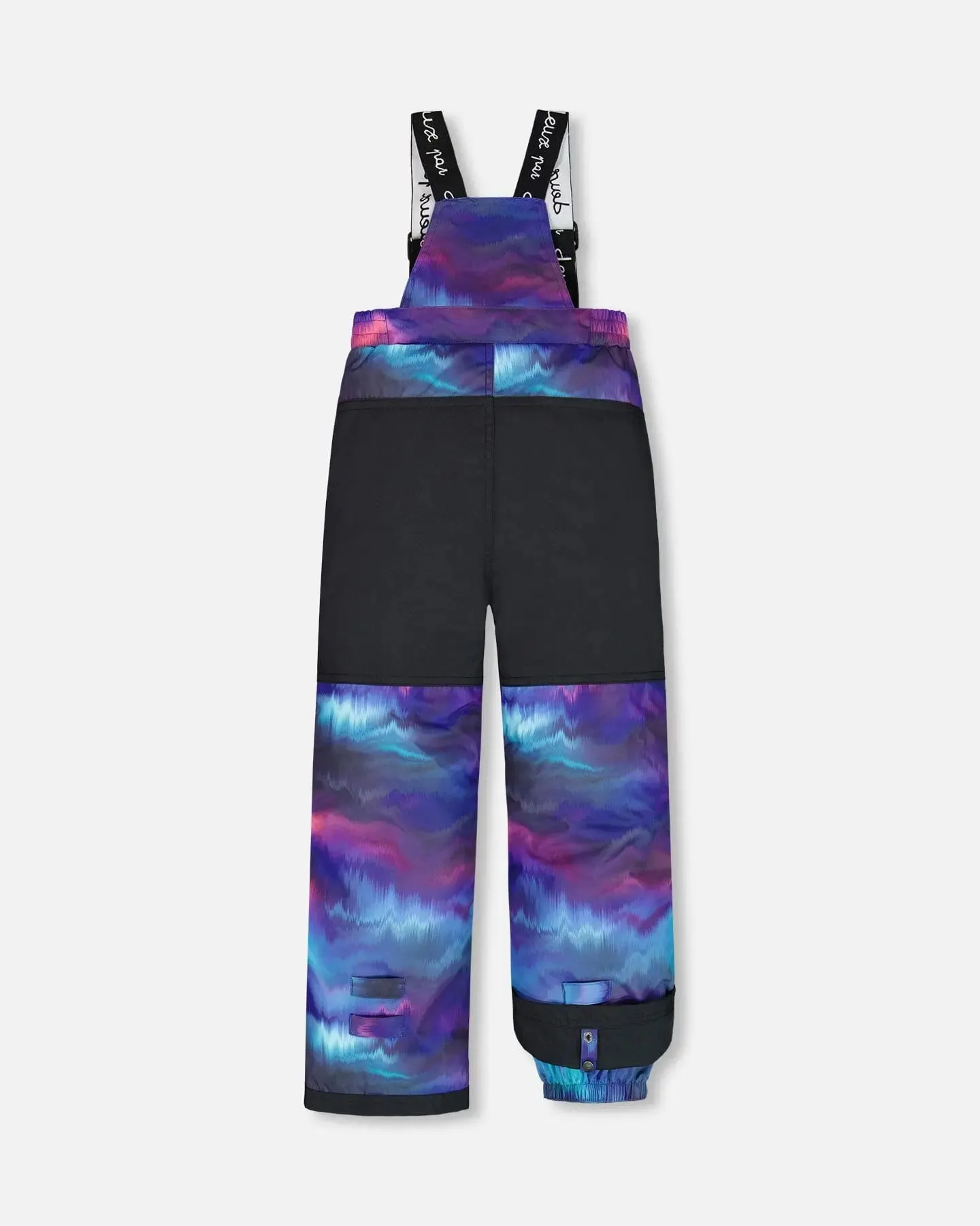 Two Piece Snowsuit Printed Purple Aurora Borealis