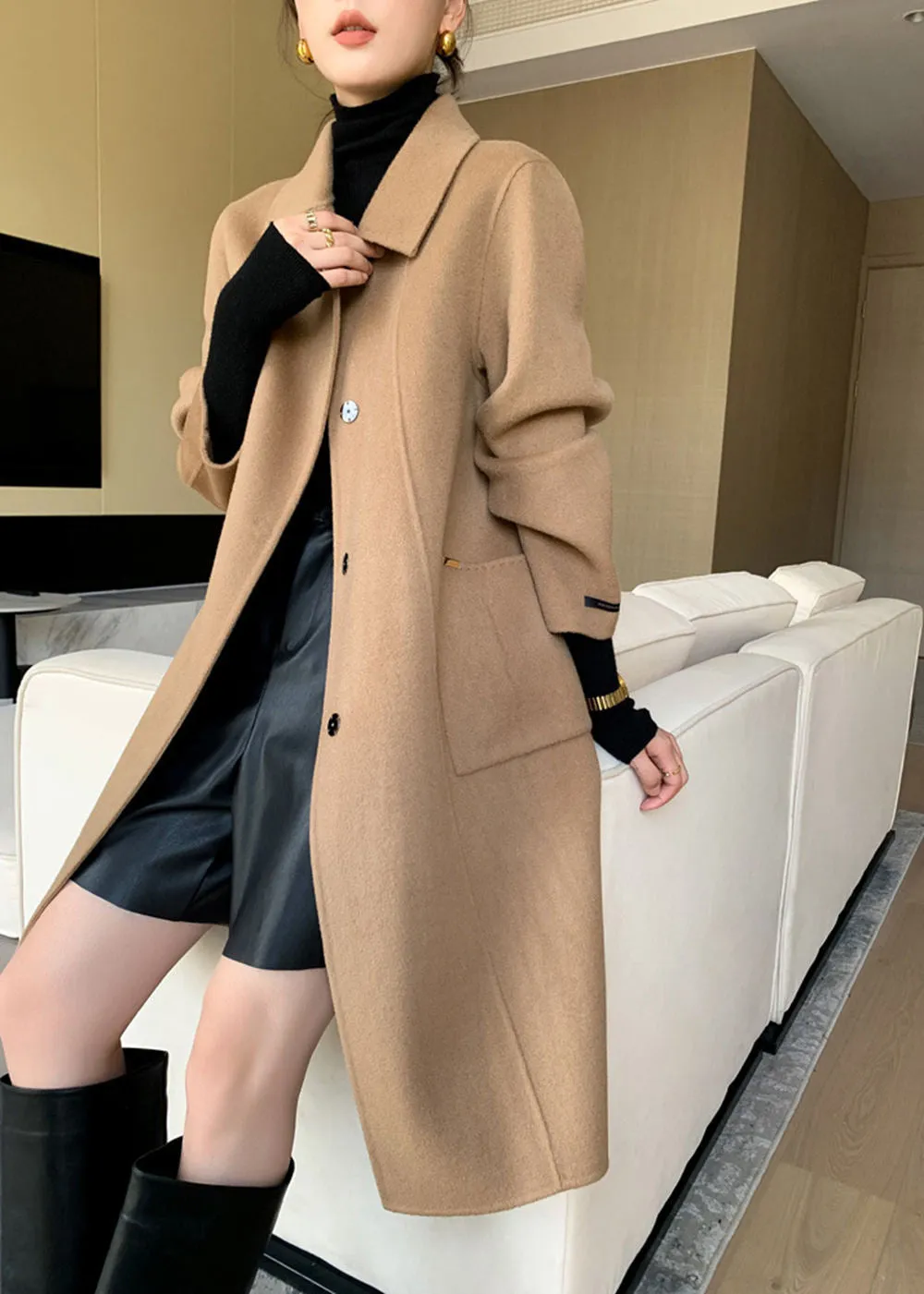 Walk This Way Double Face Wool Coat