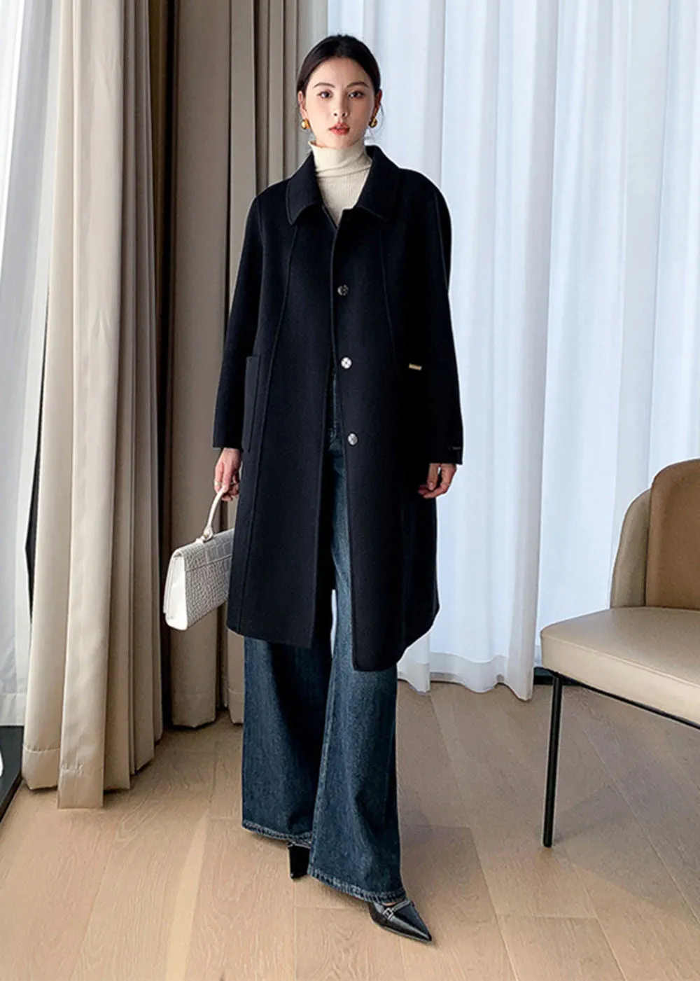 Walk This Way Double Face Wool Coat