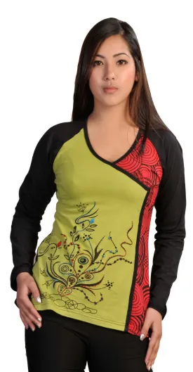 womens-long-sleeved-tops-with-patch-and-embroidery-cholo