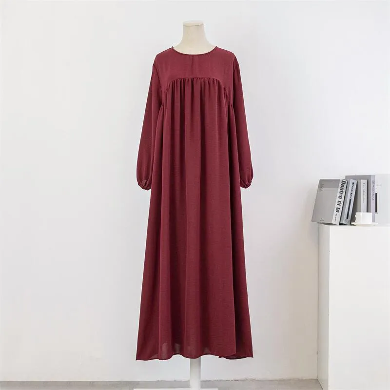 Women's Pullover Patchwork Maxi Dress