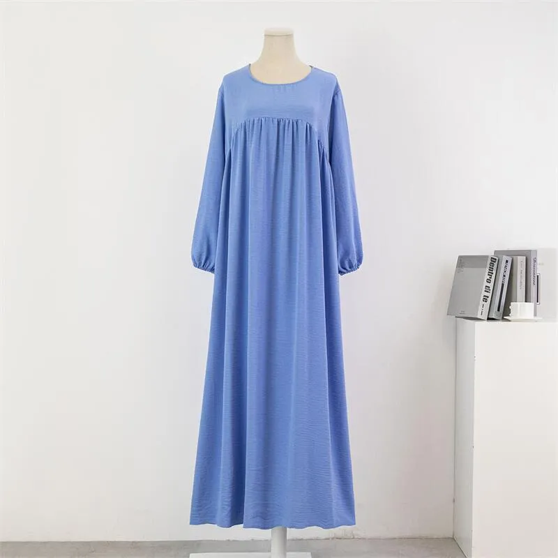 Women's Pullover Patchwork Maxi Dress