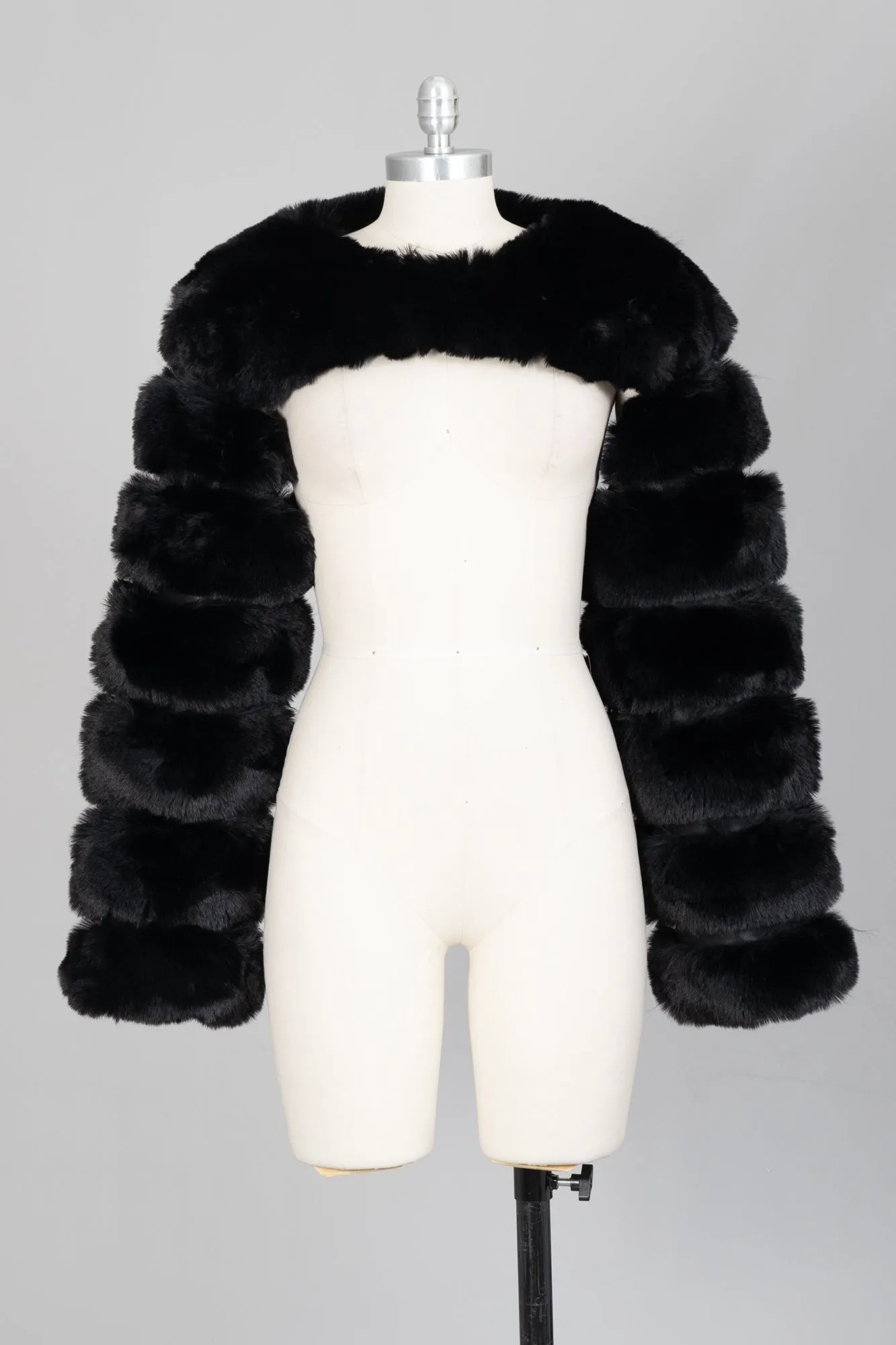 WoWo JK23476X Faux Fur PlusSize Pullover