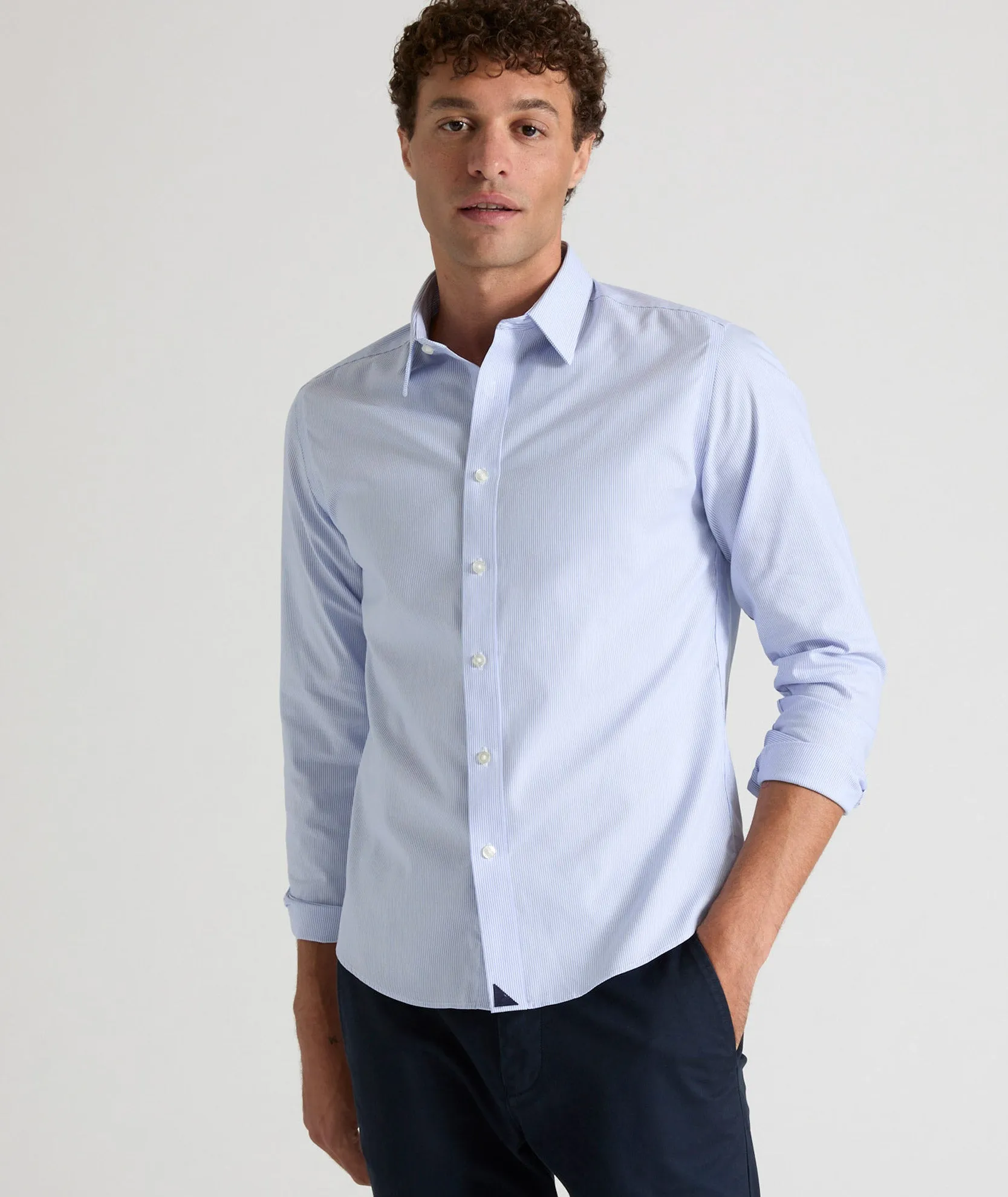 Wrinkle-Free Bordeaux Shirt