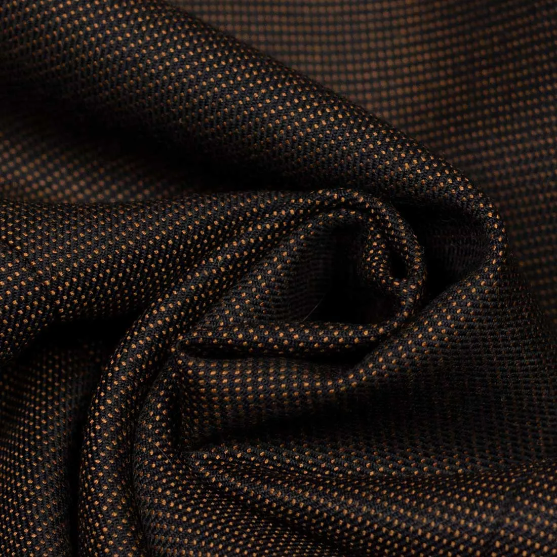 x Sartoria Carrara: Brown nailhead suit in Drapers "Five Stars" wool 12oz