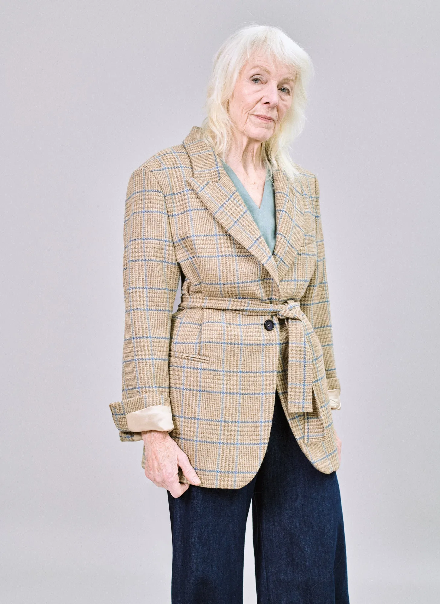 Yaddi Jacket in Magee’s contemporary check wool