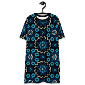 YESTERDAY blue - T-shirt dress