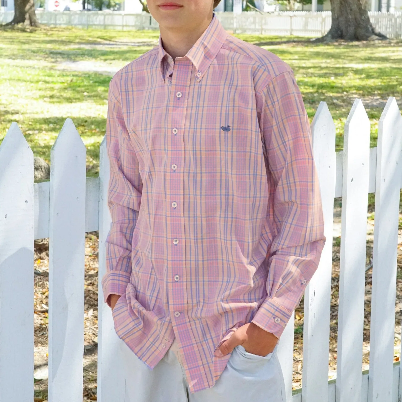 Youth Caicos Performance Dress Shirt